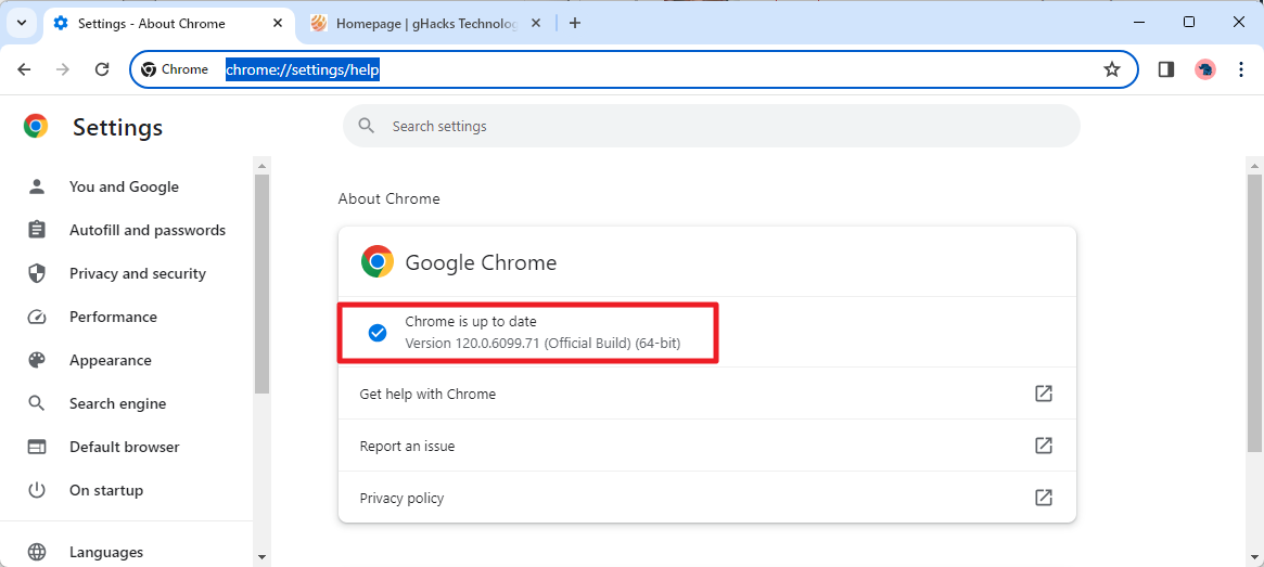 Google Chrome 120 update fixes 9 security issues