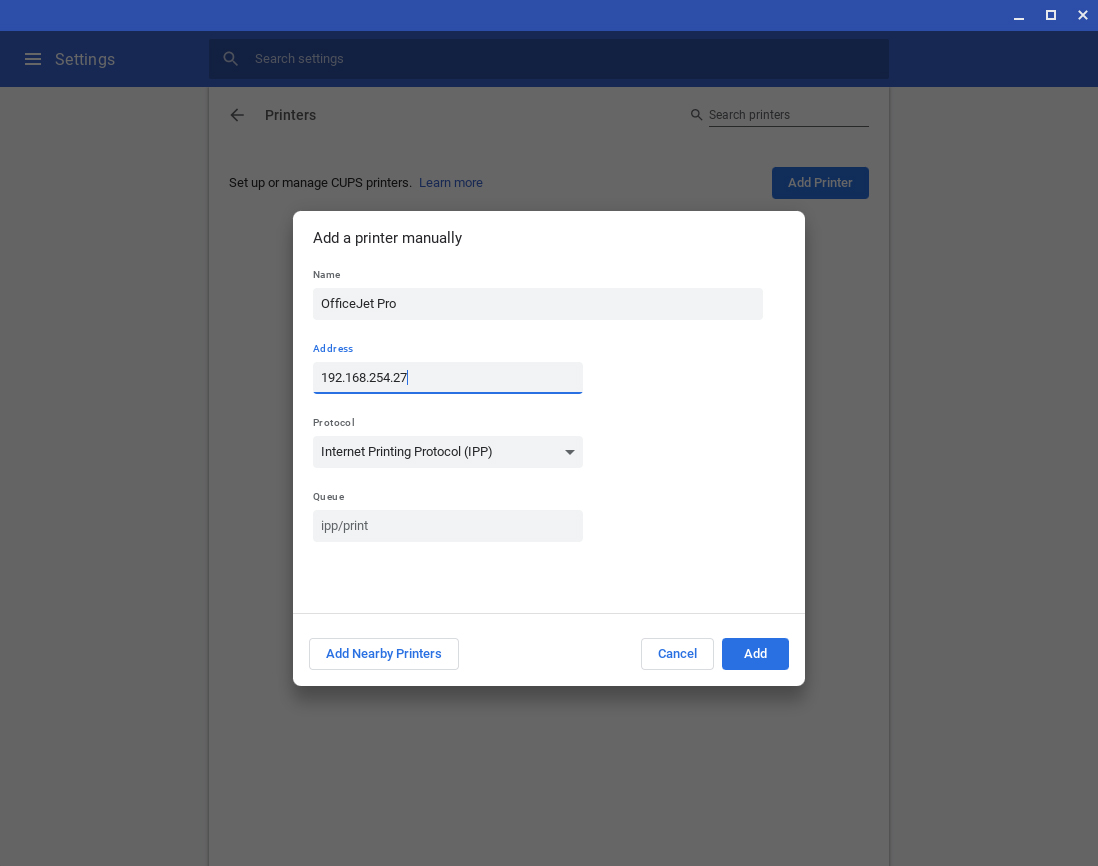 print from Chromebook to Canon printer