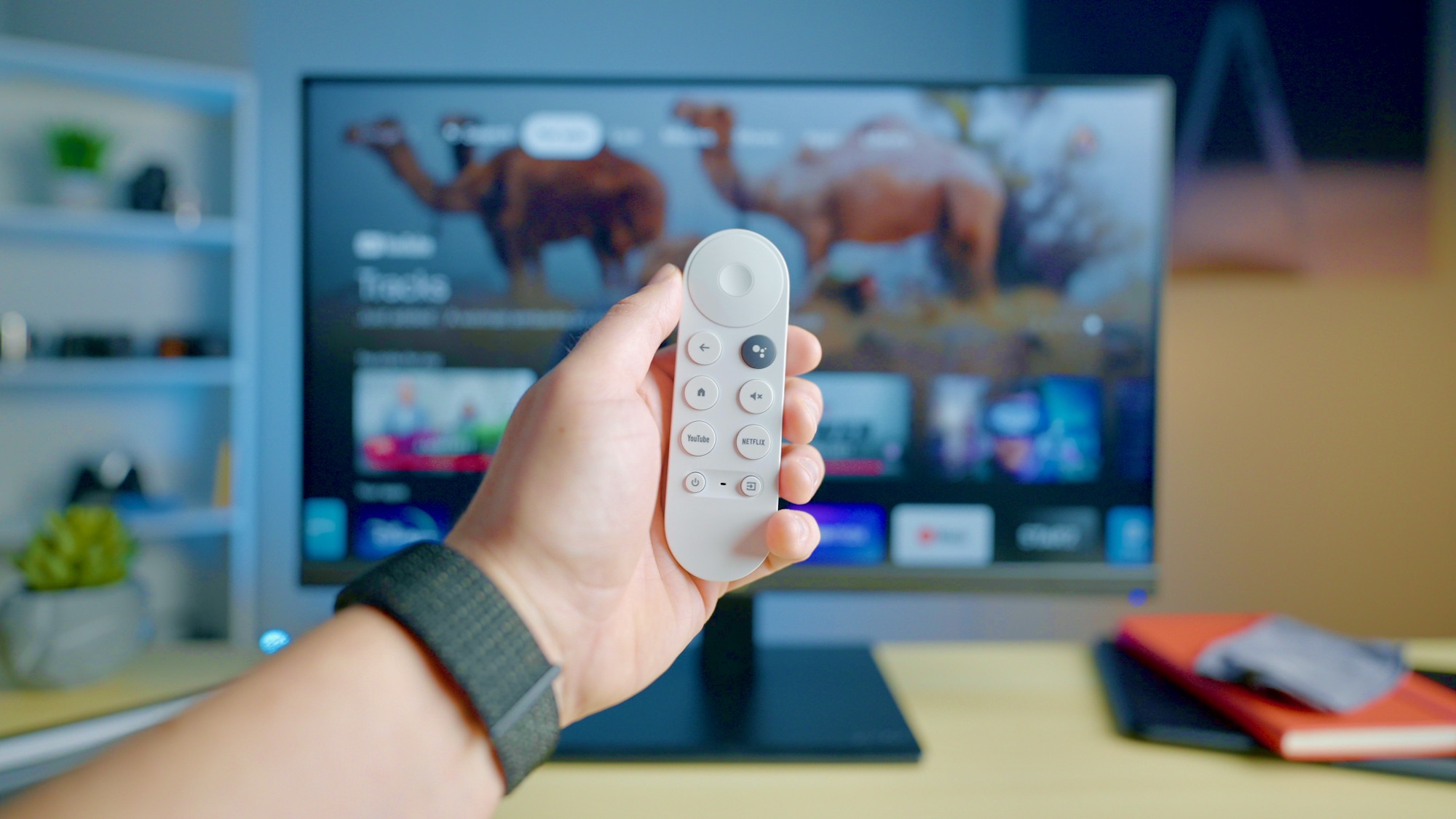 Google TV Remote with Chromecast Ultra